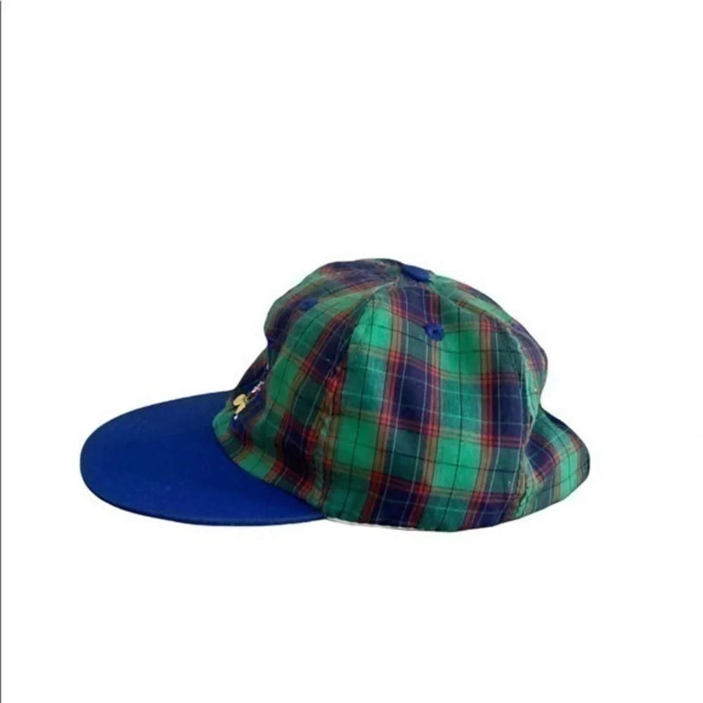 Mickey Mouse Disney Boys Plaid Vintage 90’s SnapBack‎ Baseball Hat